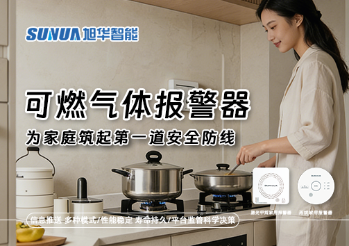 可燃气体报警器，为家庭筑起第一道安全防线！